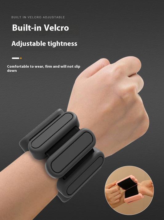 Colorful silicone weight bracelets for fitness and strength training