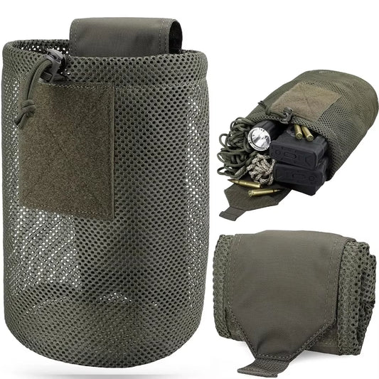 Tactical MOLLE Roll-Up Dump Pouch