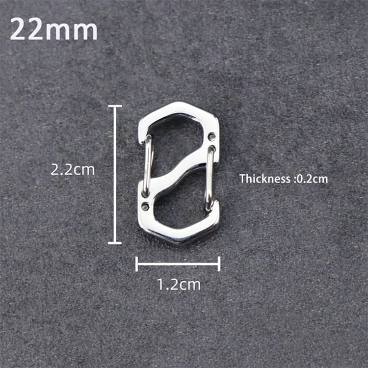 Anti-Theft Locking Carabiner Clips (10-Pack)