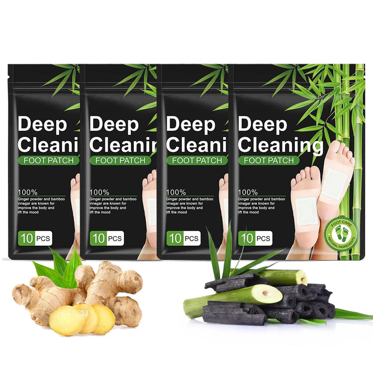 20PCS Natural Herbal Foot Detox Patches,Gingerbamboo Deep Cleansing Pads for Stress Relieftoxin Removal, Better Sleep & Wellness Fitnesstreatment Healthcare Solution Therapeutichealthy Therapy