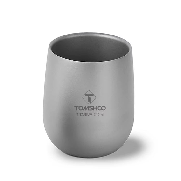 Tomshoo double-wall titanium cup, 240 ml