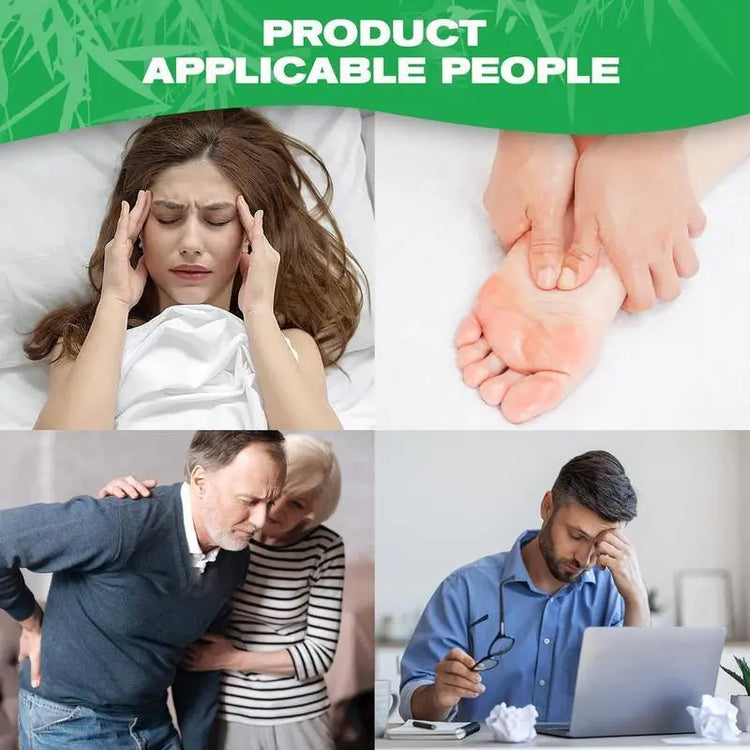 20PCS Natural Herbal Foot Detox Patches,Gingerbamboo Deep Cleansing Pads for Stress Relieftoxin Removal, Better Sleep & Wellness Fitnesstreatment Healthcare Solution Therapeutichealthy Therapy