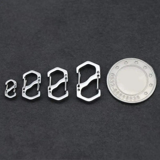 Anti-Theft Locking Carabiner Clips (10-Pack)