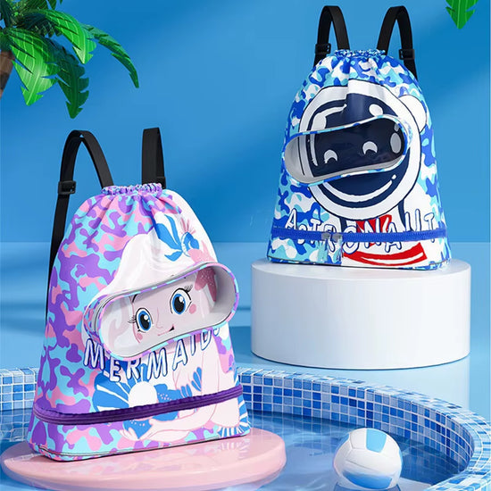 Kids Waterproof Wet/Dry Swim Backpack