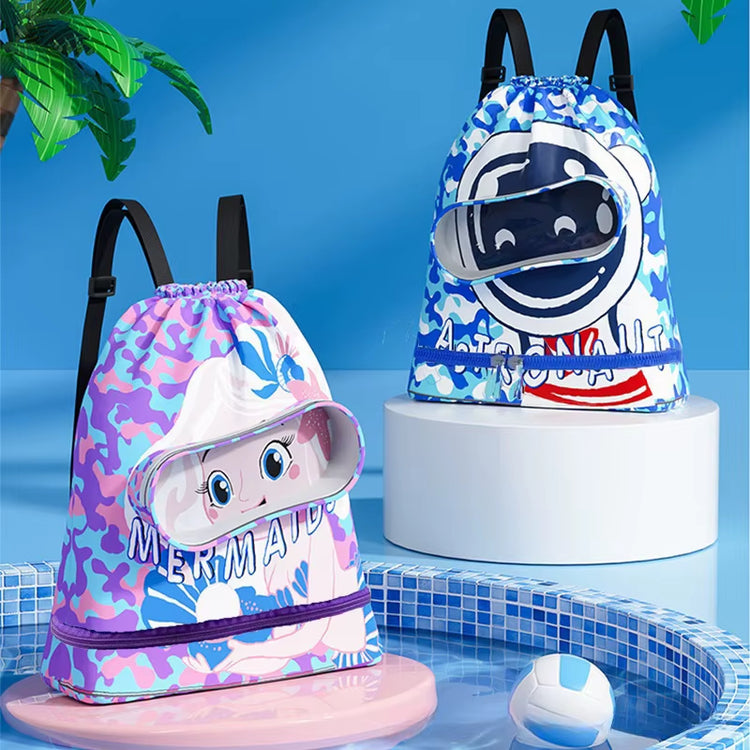 Kids Waterproof Wet/Dry Swim Backpack