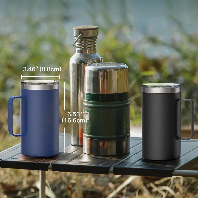 680Ml Leak-Proof Thermos Travel Mug