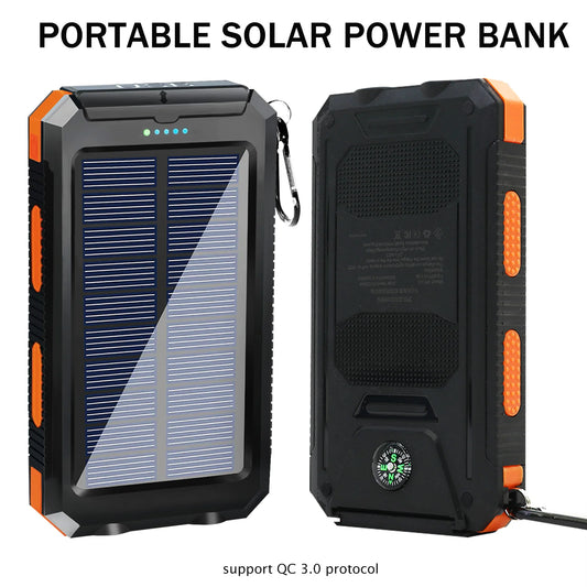 20000Mah Solar Power Bank with Compass