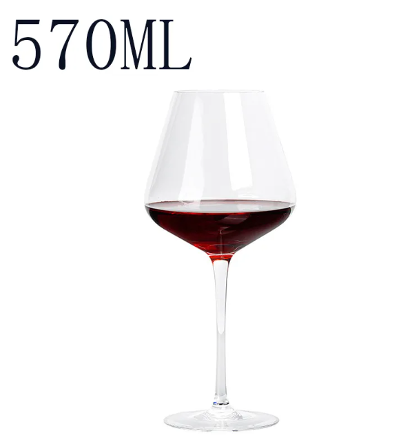 Crystal wine decanter made of lead-free crystal glass with 1.5L U-shaped design