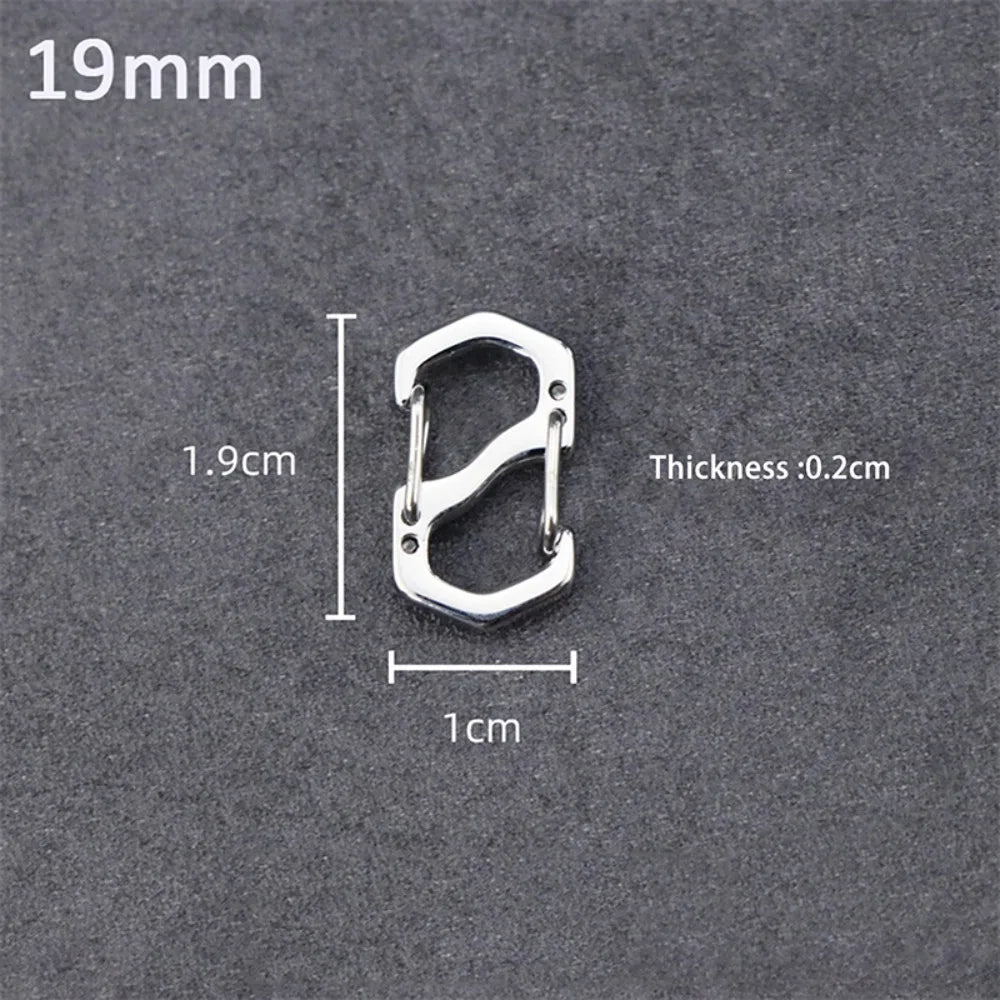 Anti-Theft Locking Carabiner Clips (10-Pack)