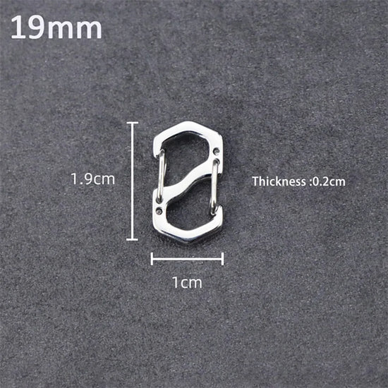 Anti-Theft Locking Carabiner Clips (10-Pack)