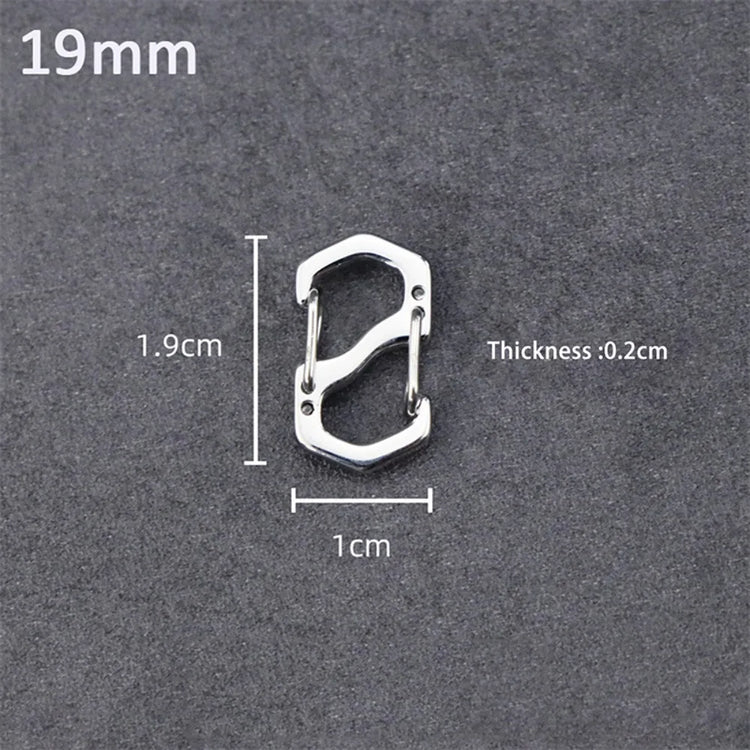 Anti-Theft Locking Carabiner Clips (10-Pack)