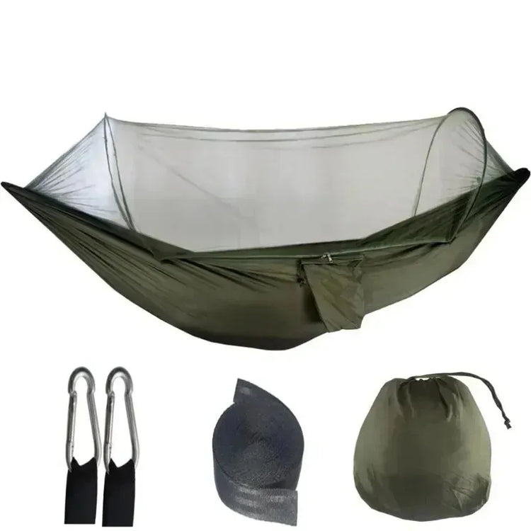 Portable Parachute Camping Hammock with Mosquito Net