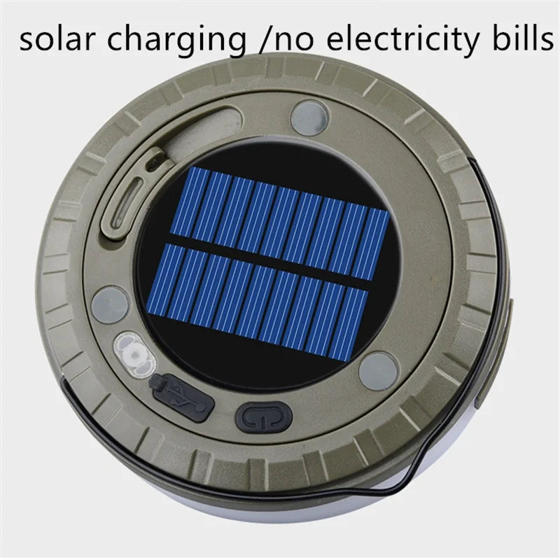 10M Solar Camping String Light with Hook