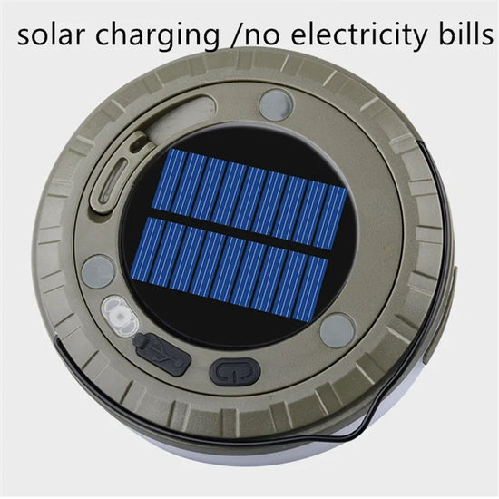 10M Solar Camping String Light with Hook