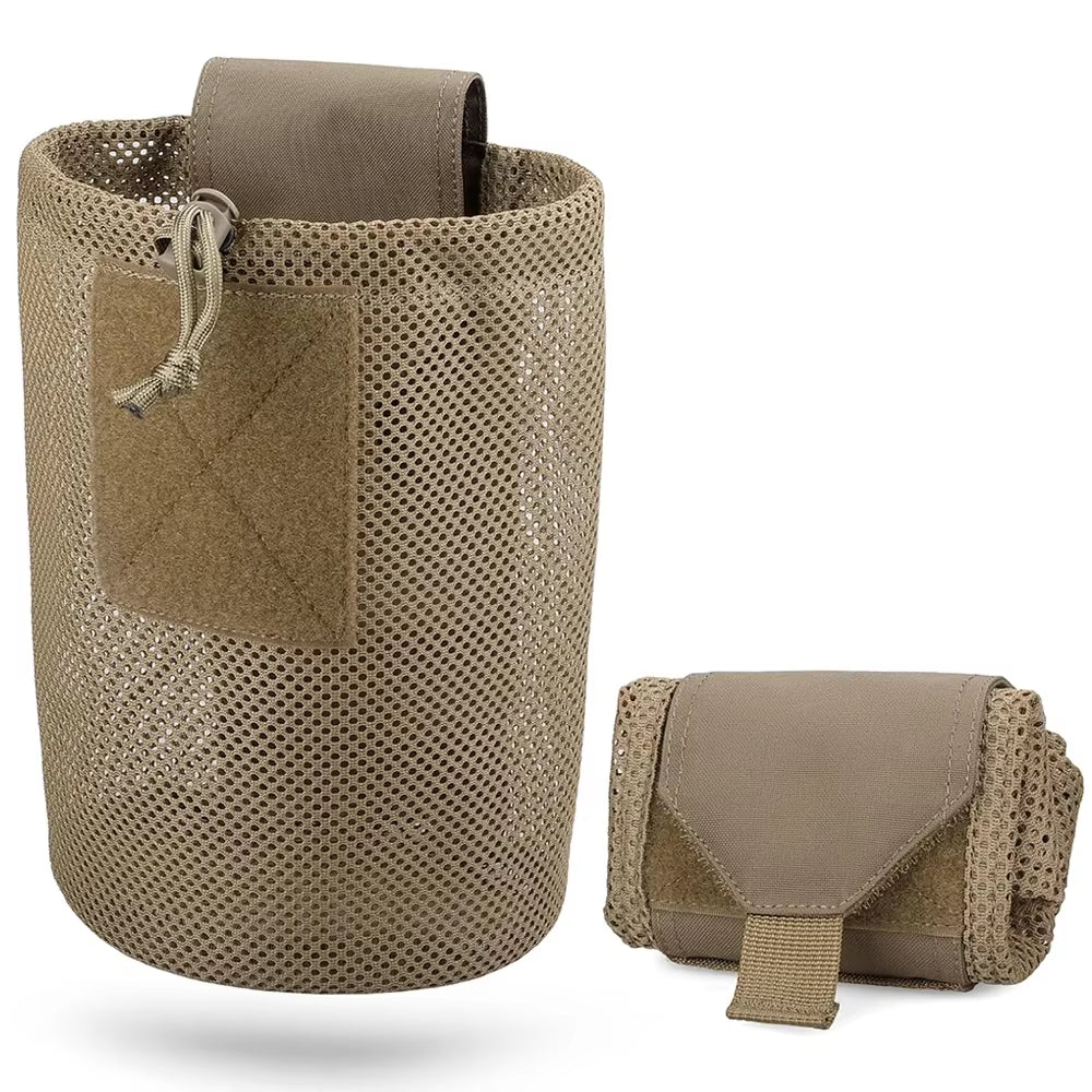 Tactical MOLLE Roll-Up Dump Pouch