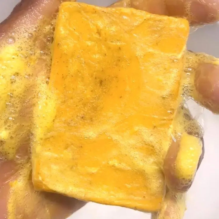 3PCS Turmeric Soap,Deep Cleansingsoap,Moisturizing Soap for Face &Body,Body Wash & Soap for Women& Men