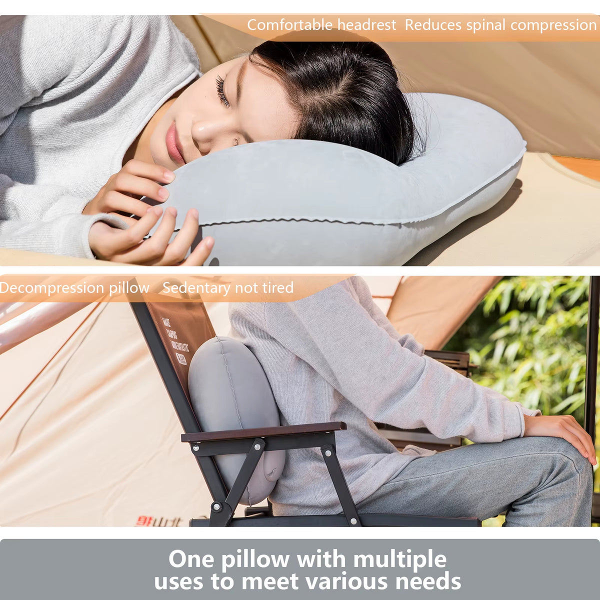 Ultralight Inflatable Camping Pillow