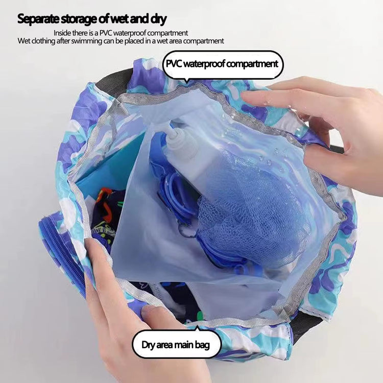 Kids Waterproof Wet/Dry Swim Backpack