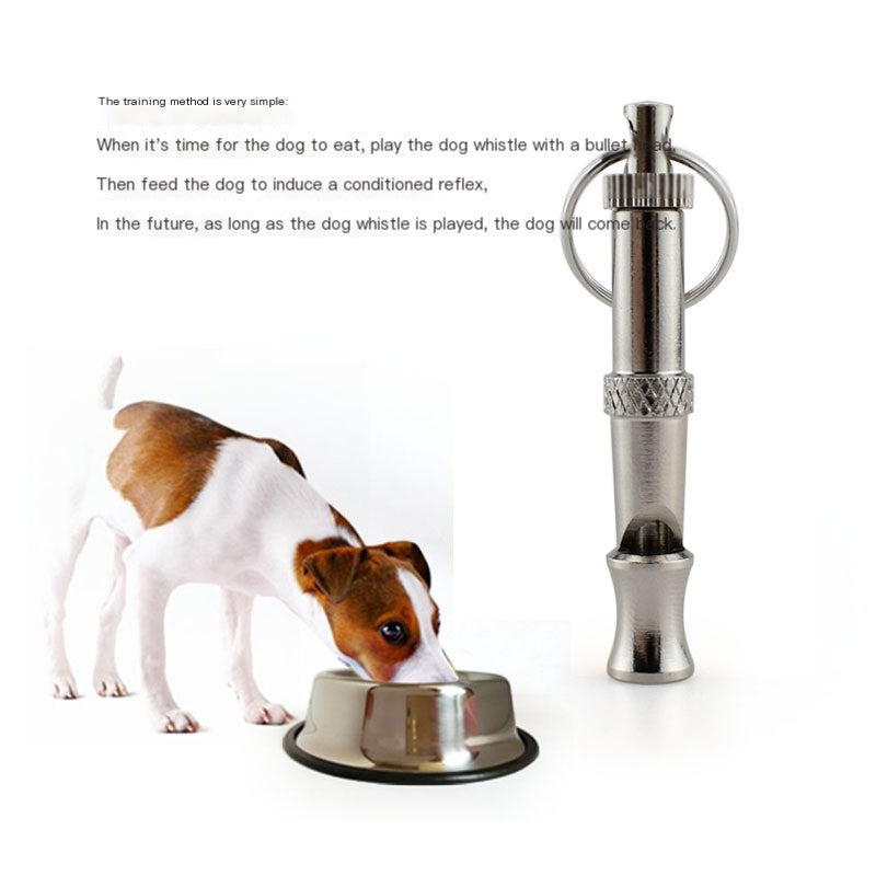 Ruff Dog Whistle copper ultrasonic dog training whistle with silver finish for pets