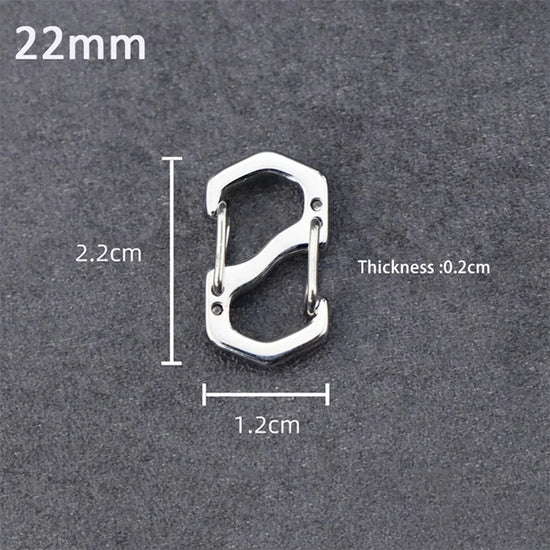 Anti-Theft Locking Carabiner Clips (10-Pack)