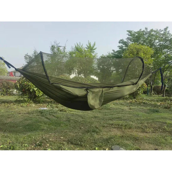 Portable Parachute Camping Hammock with Mosquito Net
