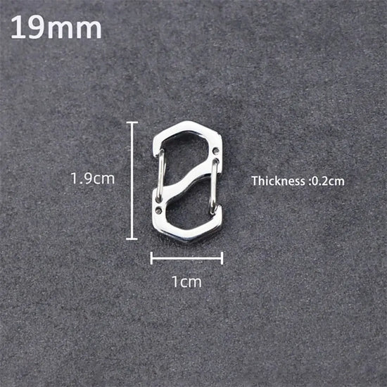 Anti-Theft Locking Carabiner Clips (10-Pack)