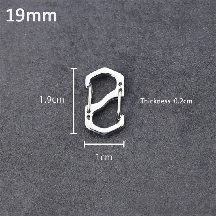 Anti-Theft Locking Carabiner Clips (10-Pack)