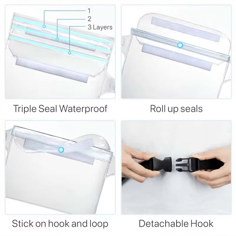 Waterproof Phone Dry Pouch Waist Belt