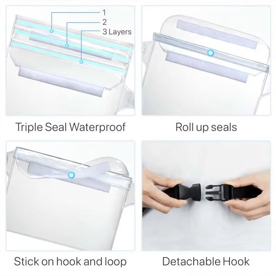 Waterproof Phone Dry Pouch Waist Belt