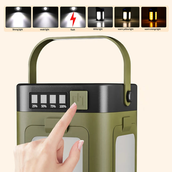 Foldable Solar Lantern & Power Bank