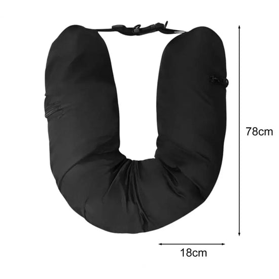 Stuffable Self-Filling Travel Neck Pillow