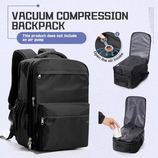 Vacuum Compression Carry-On Laptop Travel Backpack