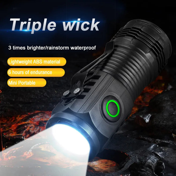 Mini 3-LED Cap Clip Light