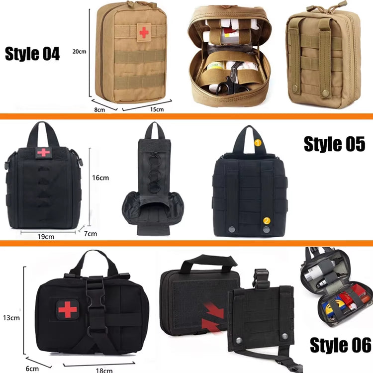 Outdoor Trauma First Aid & Wilderness Survival Kit
