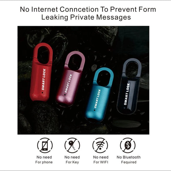 Smart Fingerprint Luggage Padlock