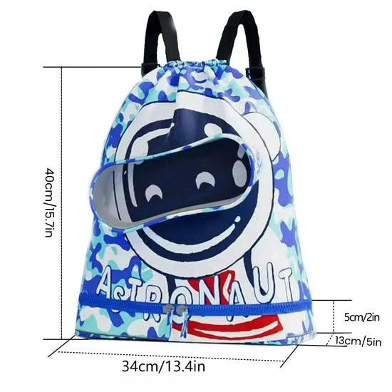 Kids Waterproof Wet/Dry Swim Backpack