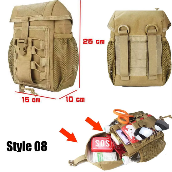 Outdoor Trauma First Aid & Wilderness Survival Kit