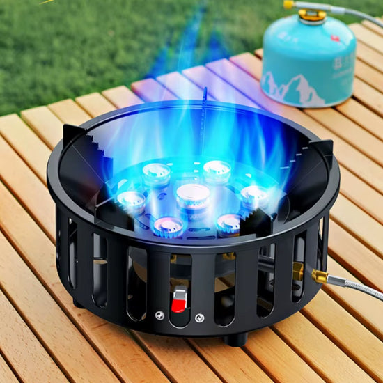 7-Core High-Power Camping Gas Stove
