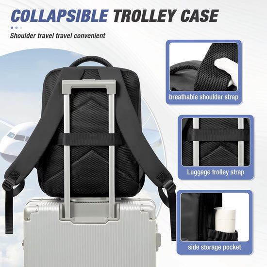 Vacuum Compression Carry-On Laptop Travel Backpack