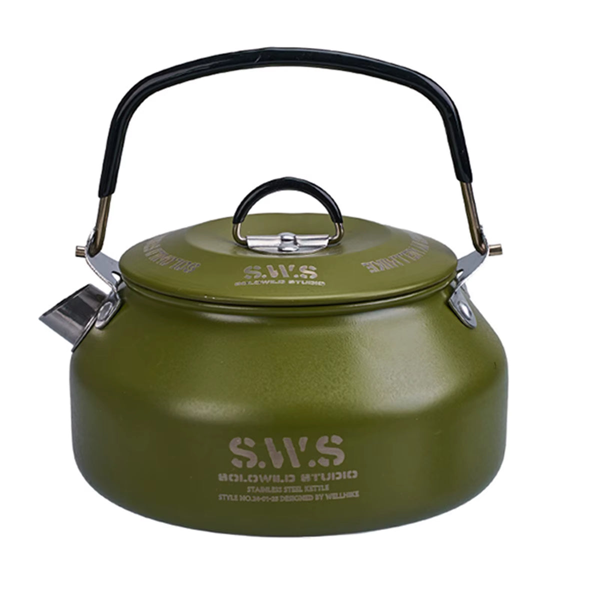 0.8L Stainless Steel Hiking Kettle