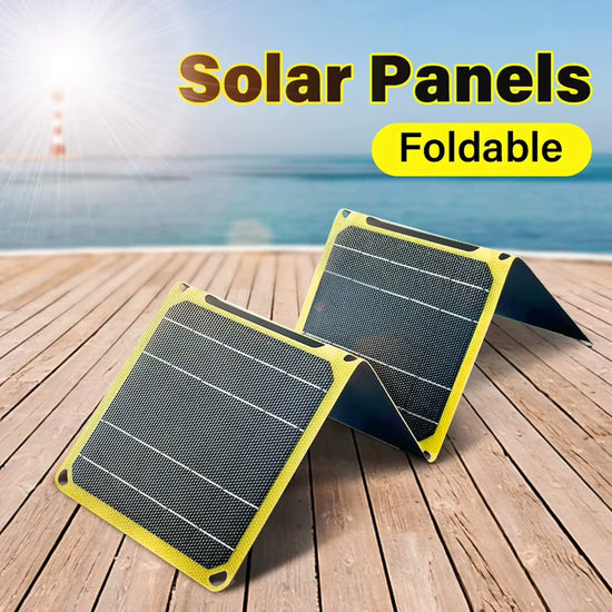 30W/40W Foldable Solar Panel Phone Charger