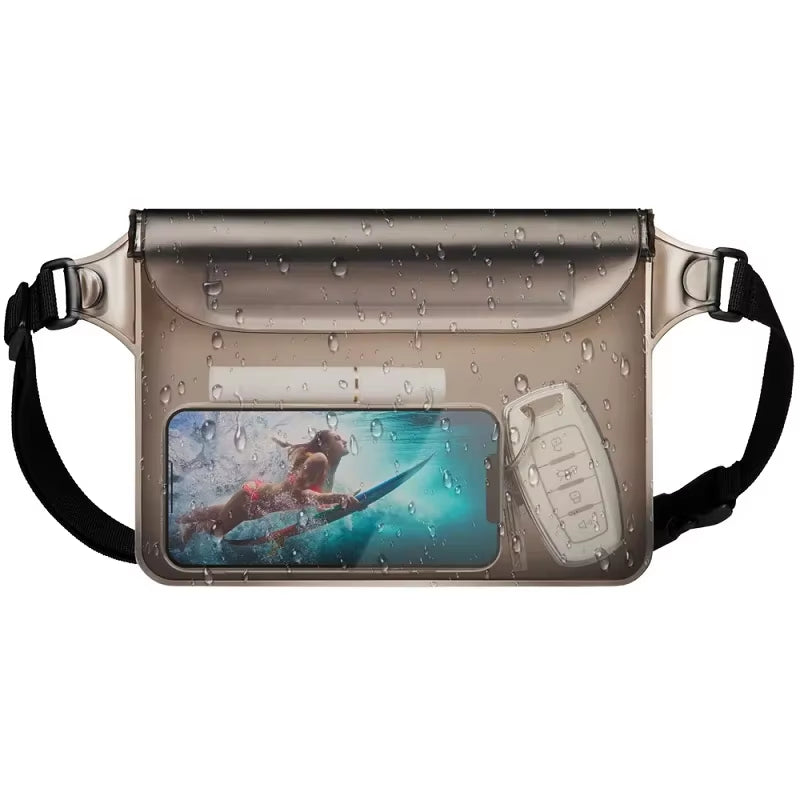 Waterproof Phone Dry Pouch Waist Belt