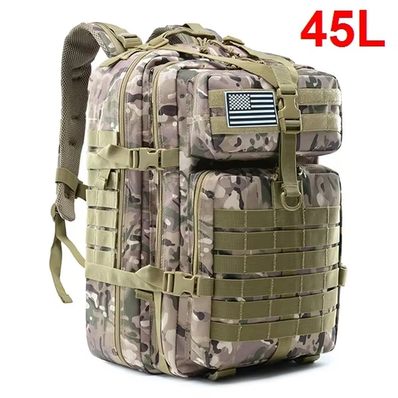 30/50L Tactical MOLLE Assault Backpack