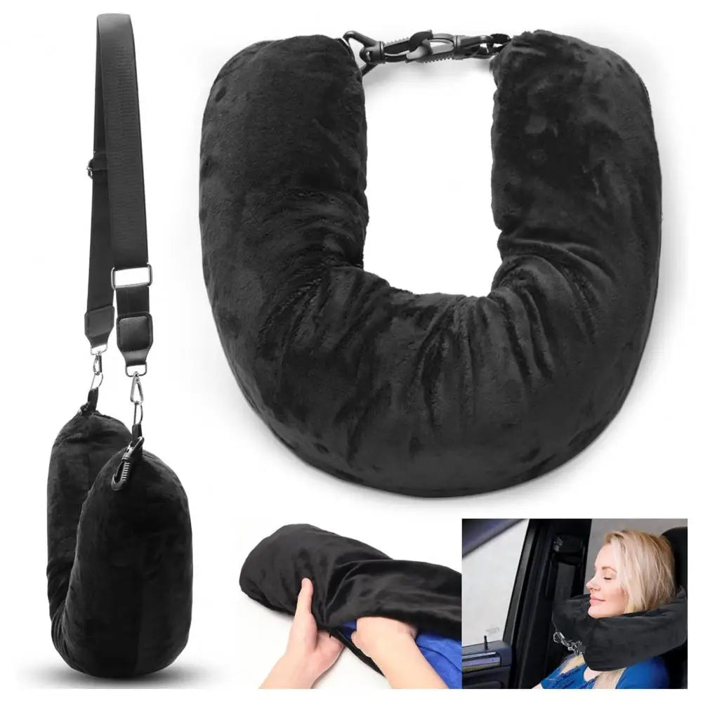 Stuffable Self-Filling Travel Neck Pillow