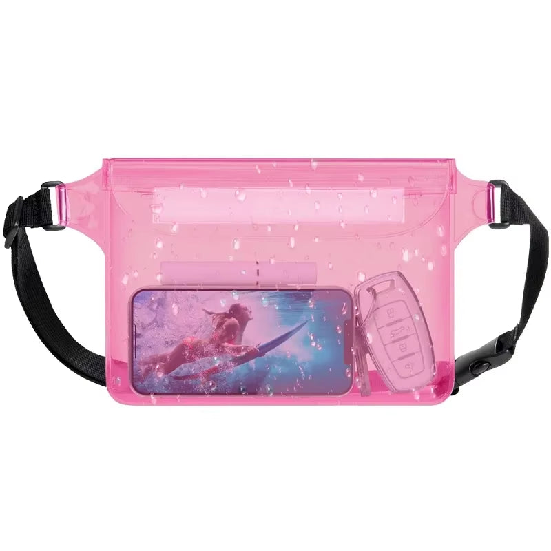 Waterproof Phone Dry Pouch Waist Belt
