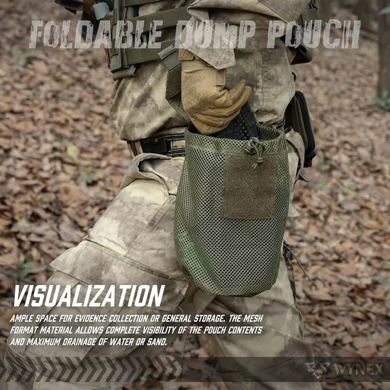 Tactical MOLLE Roll-Up Dump Pouch