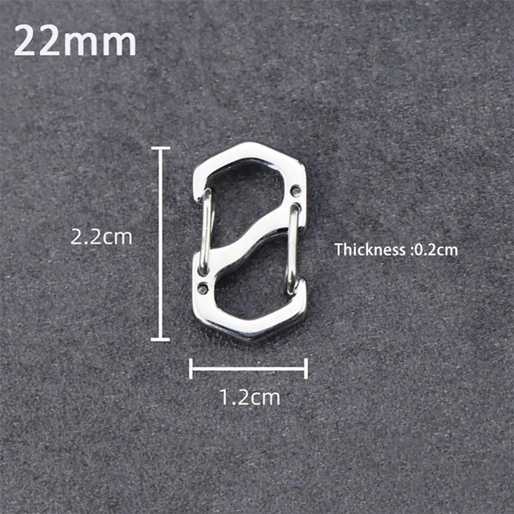 Anti-Theft Locking Carabiner Clips (10-Pack)