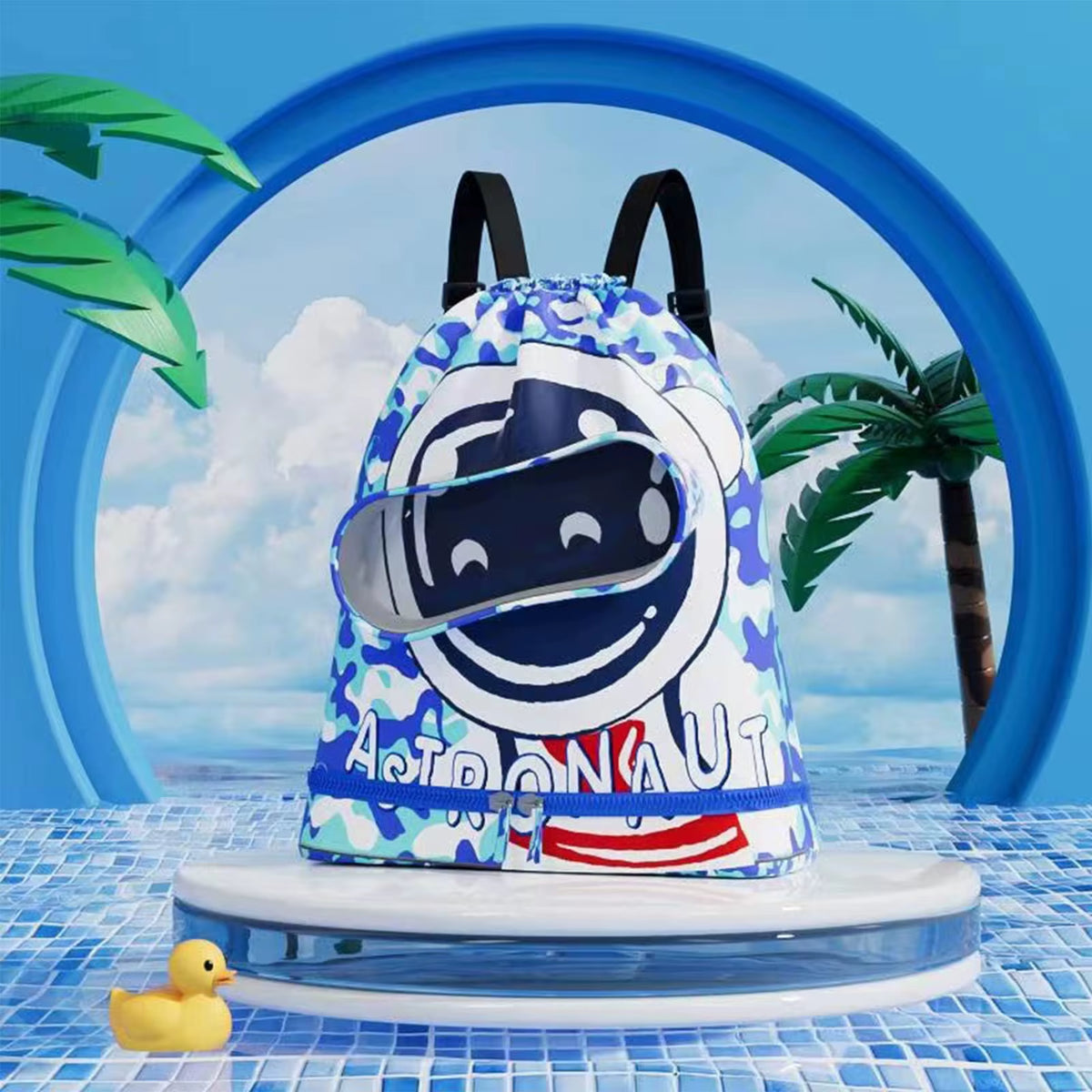 Kids Waterproof Wet/Dry Swim Backpack
