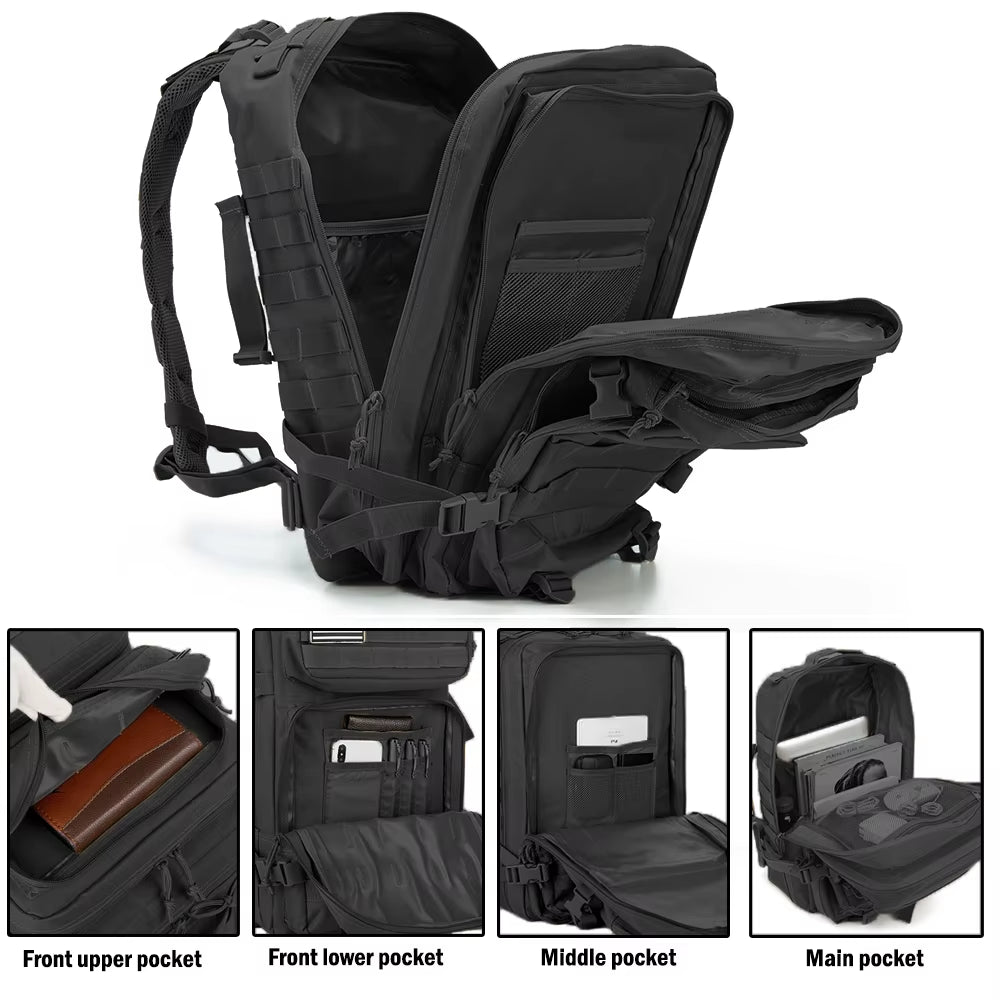 30/50L Tactical MOLLE Assault Backpack