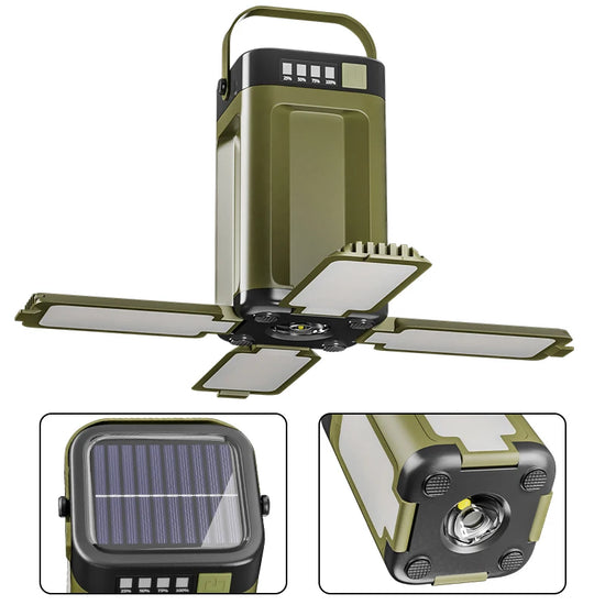 Foldable Solar Lantern & Power Bank